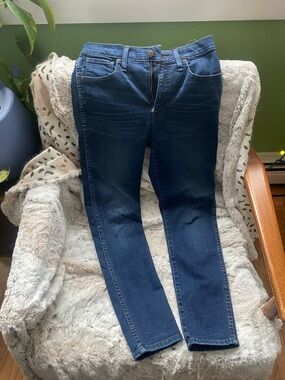 Madewell Dark Blue Skinny Jeans